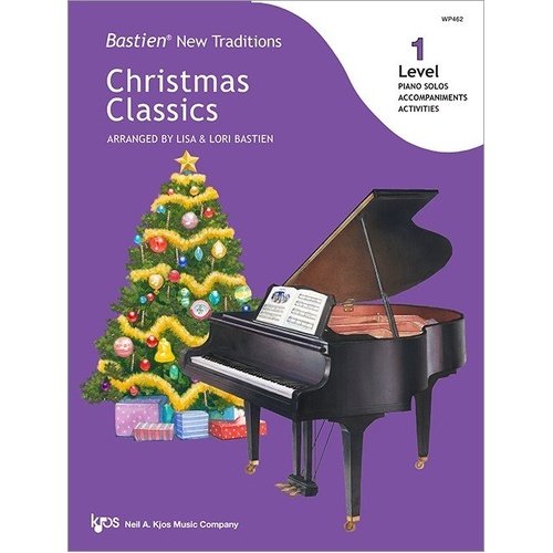 Bastien New Traditions Christmas Classics Level 1 Piano Book