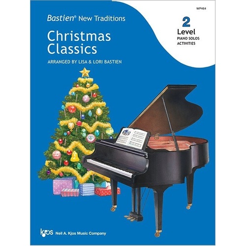 Bastien New Traditions Christmas Classics Level 2 Piano Book