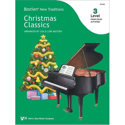 Bastien New Traditions Christmas Classics Level 3 Piano Book