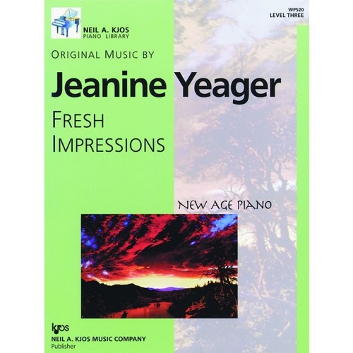 Fresh Impressions Level 3 Piano Music Book by Neil A. Kjos Music Company, 24 Pages