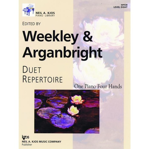 Duet Repertoire Level 8 by Neil A. Kjos Music Company, 80 pages, Piano & Keyboard Duet