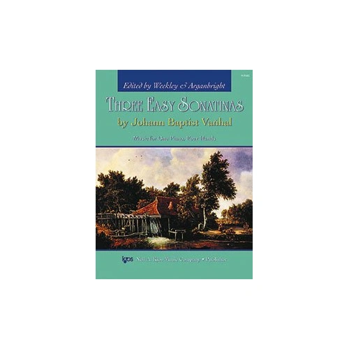 Three Easy Sonatinas for Piano Duet, 32 Pages, Neil A. Kjos Music Company