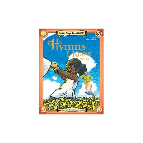 Hymns I Know Book 1 for Piano - 16 Pages, Illustrated with Bible Verses and Optional Duets