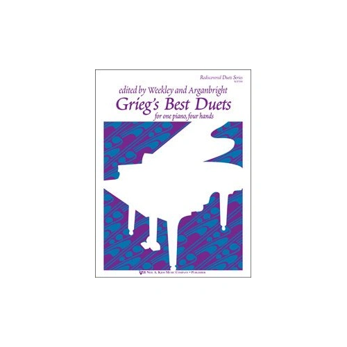 Griegs Best Duets for Piano Duet - 28 Pages, Neil A. Kjos Music Company