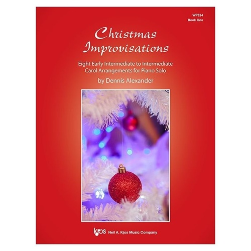 Christmas Improvisations Book 1 for Piano by Neil A. Kjos Music Company, 24 Pages