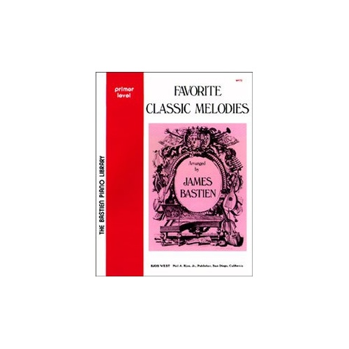 Favorite Classic Melodies Primer Level for Piano by James Bastien, 24 Pages