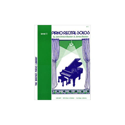 Piano Recital Solos Level 3 by Neil A. Kjos Music Company, 16 Pages