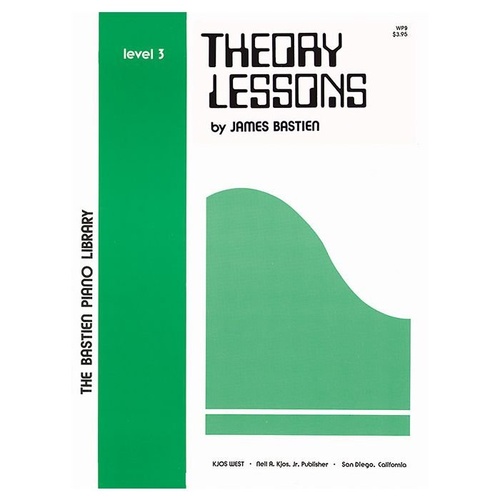 Theory Lessons Level 3 Old Series by Neil A. Kjos Music Company, 40 Pages, Piano