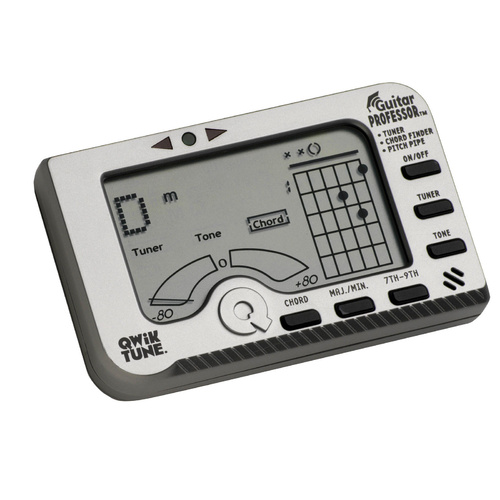 Qwik Tune Guitar Professor Electronic Tuner And Chord Finder 