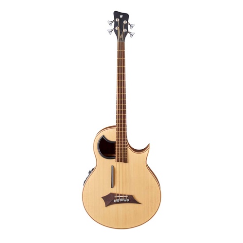 Warwick Alien, 4-String, Natural Transparent Satin