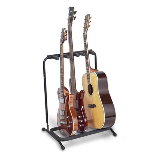 RockStand Multiple Guitar Rack Stand - 2x Electric 1x Classical or Acoustic Guitar/Bass
