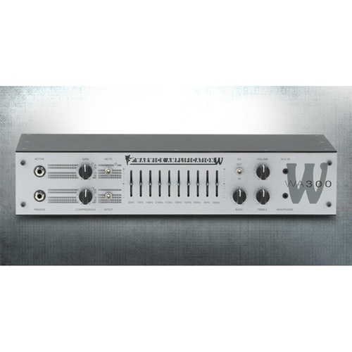 WA300 Warwick Bass Amp Head 300W. 10 Band Graphic EQ