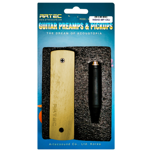 Artec WSHD Humbucker Soundhole Pickup with External Output Jack in Maple