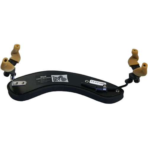 Wolf Forte Secondo Adjustable Shoulder Rest for Viola - Black