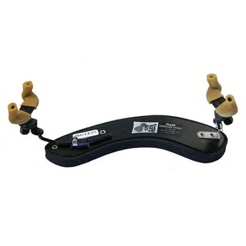 Wolf Forte Secondo Left-Hand Violin Shoulder Rest in Black (3/4 - 4/4) with Adjustable Height, Angle, and Width