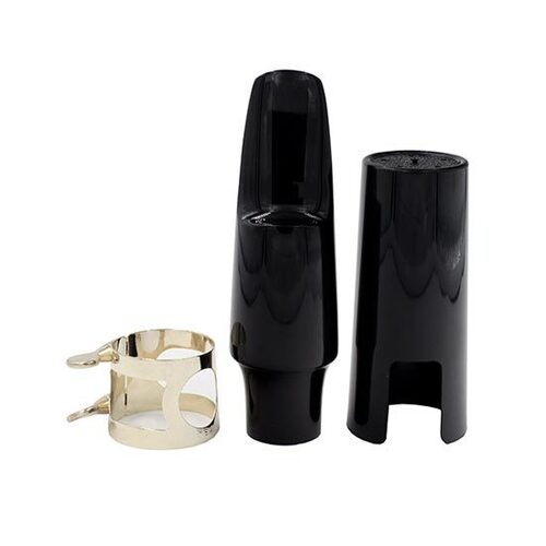 Tenor Saxophone Mouthpiece Kit with Nickel Ligature & Plastic Cap