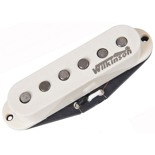 Wilkinson 60's Style Single Coil Electric Guitar Pickup - White - Middle