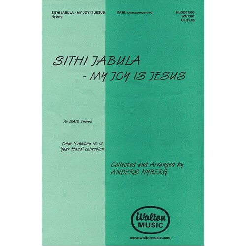 Sithi Jabula SATB A Cappella (Octavo)