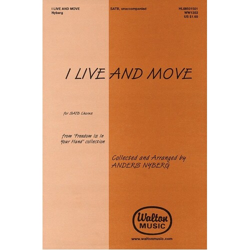 I Live And More SATB A Cappella (Octavo)