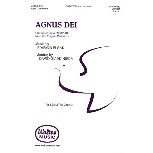 Agnus Dei SSAATTBB A Cappella (Octavo)