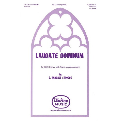 Laudate Dominum SSA (Octavo)
