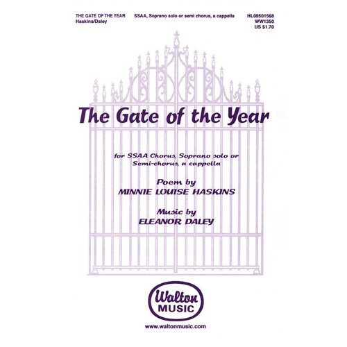 Gate Of The Year SSAA A Cappella (Octavo)