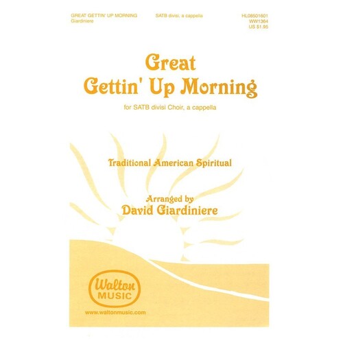 Great Getting Up Morning SATB Divisi A Capp (Octavo)