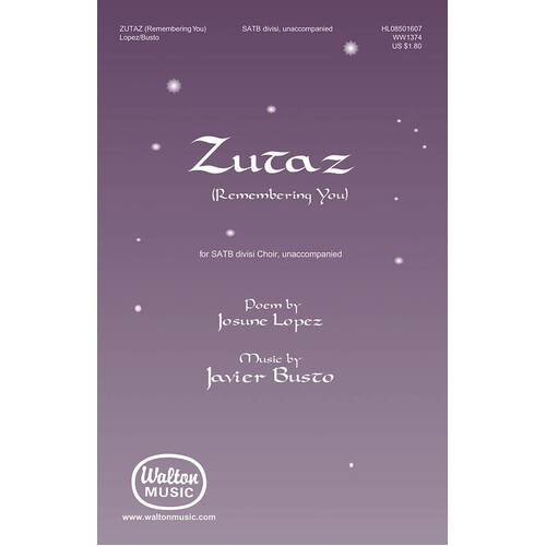 Zutaz SATB Divisi A Cappella (Octavo)