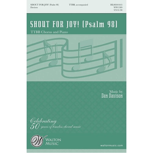 Shout For Joy TTBB (Octavo)