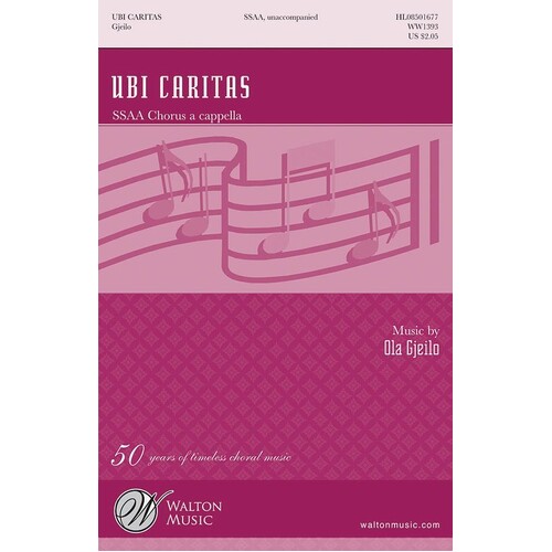 Ubi Caritas SSAA A Cappella (Octavo)