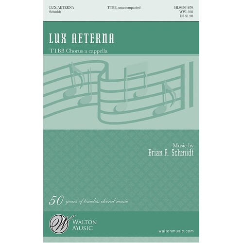 Lux Aeterna TTBB A Cappella (Octavo)