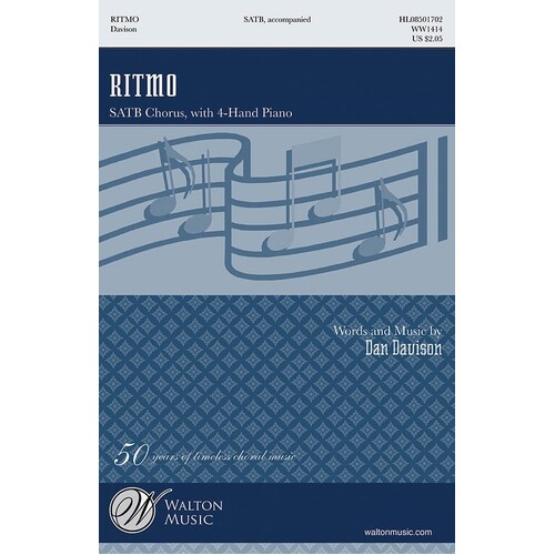 Ritmo SATB Piano 4 Hands (Octavo)
