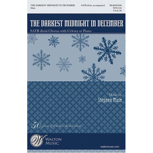 Darkest Midnight In December SATB Divisi (Octavo)