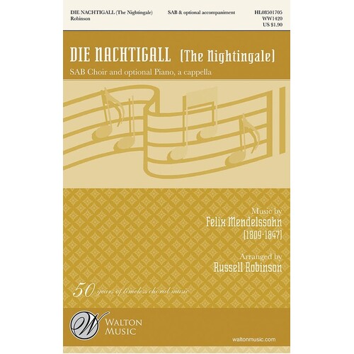 Die Nachtigall SAB (Octavo)