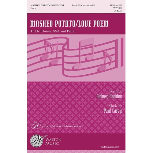 Mashed Potato / Love Poem SSA (Octavo)