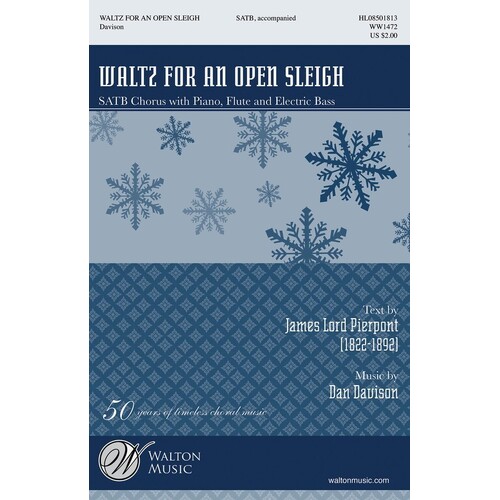 Waltz For An Open Sleigh SATB (Octavo)