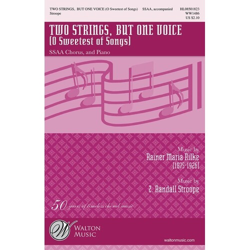 Two Strings But One Voice SSAA (Octavo)