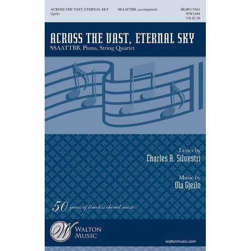 Across The Vast Eternal Sky SATB Divisi (Octavo)