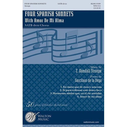 Four Spanish Sonnets SATB Divisi