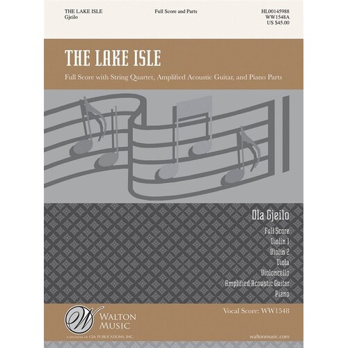 The Lake Isle Piano/Guitar/String Quartet Score/Parts