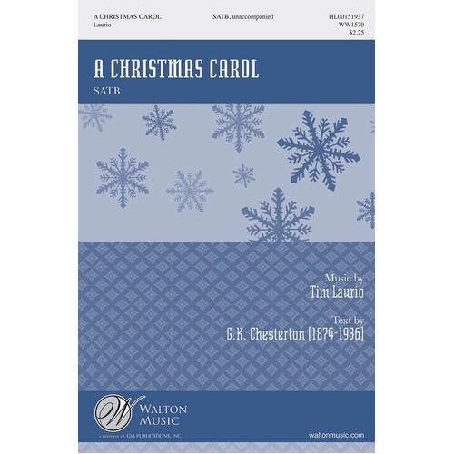 A Christmas Carol SATB A Cappella