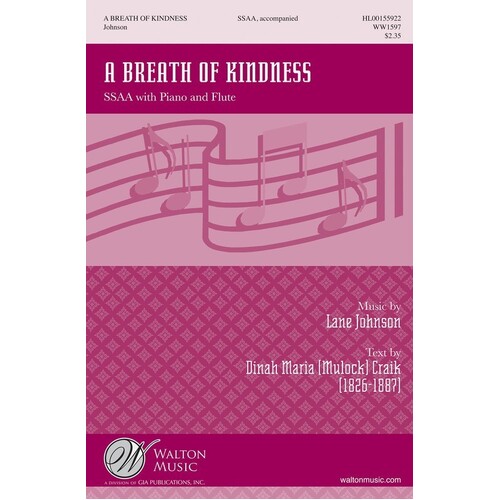 A Breath Of Kindness SSAA
