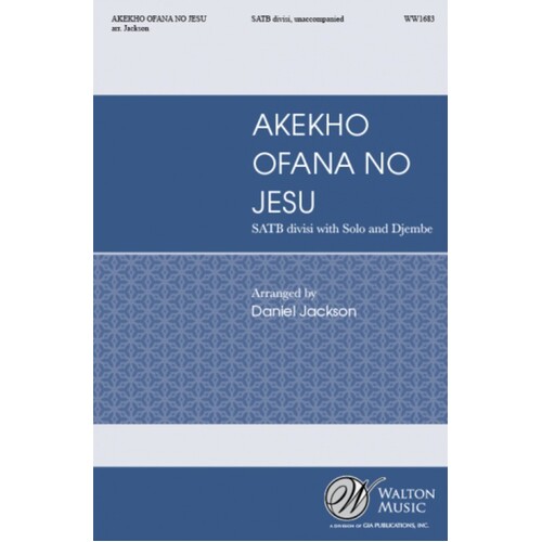 Akekho Ofana No Jesu SATB Divisi/Djembe (Octavo)