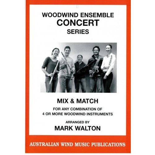 Largo & Larghetto Woodwind Ensemble by Vivaldi, Arranged by Mark Walton, for Bassoon, Clarinet, Flute, Oboe, Saxophone - 1 Page