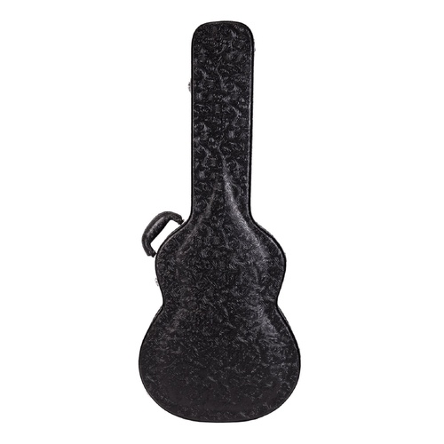 Crossfire Deluxe Shaped Classical Guitar Hard Case - Paisley Black