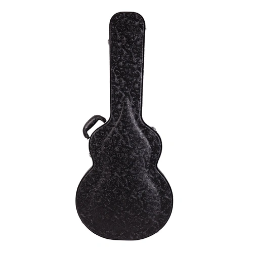Crossfire Deluxe Shaped 335-Style Electric Guitar Hard Case - Paisley Black