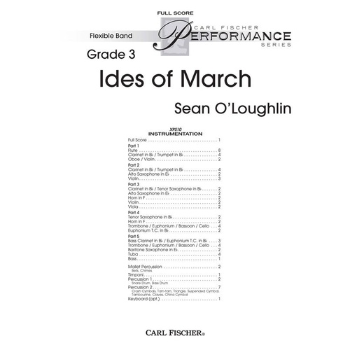 IDES OF MARCH Concert Band 3 FULL SCORE