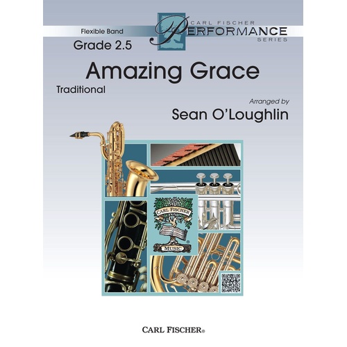 Amazing Grace Concert Band Sheet Music by Sean O'Loughlin