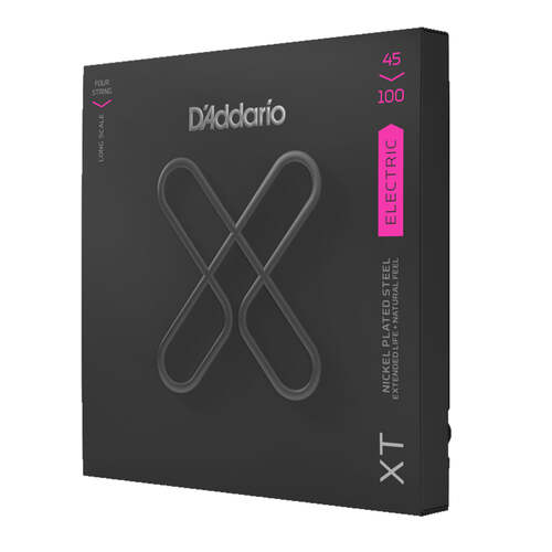 D'Addario XTB45100 Bass Guitar Strings XT 45-100 Long Scale Regular Light