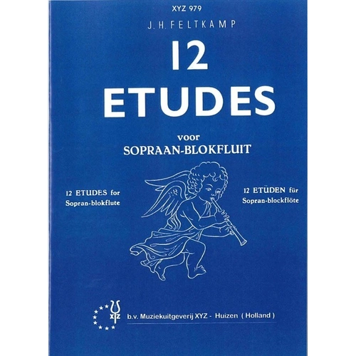 Feltkamp 12 Etudes for Descant Recorder